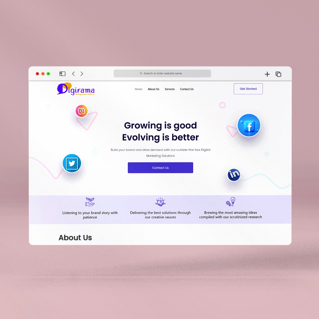 Kalaa Creations | Web Development Portfolio | Digirama